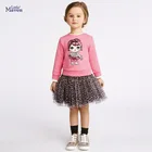 Свитшот для маленьких девочек, хб, с принтом