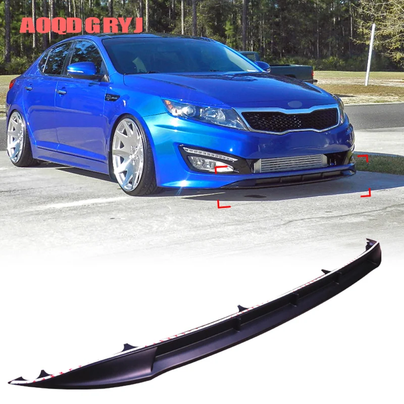 Аксессуары для стайлинга автомобиля 1 шт. Kia Optima K5 2011 2013 матовый черный Передний