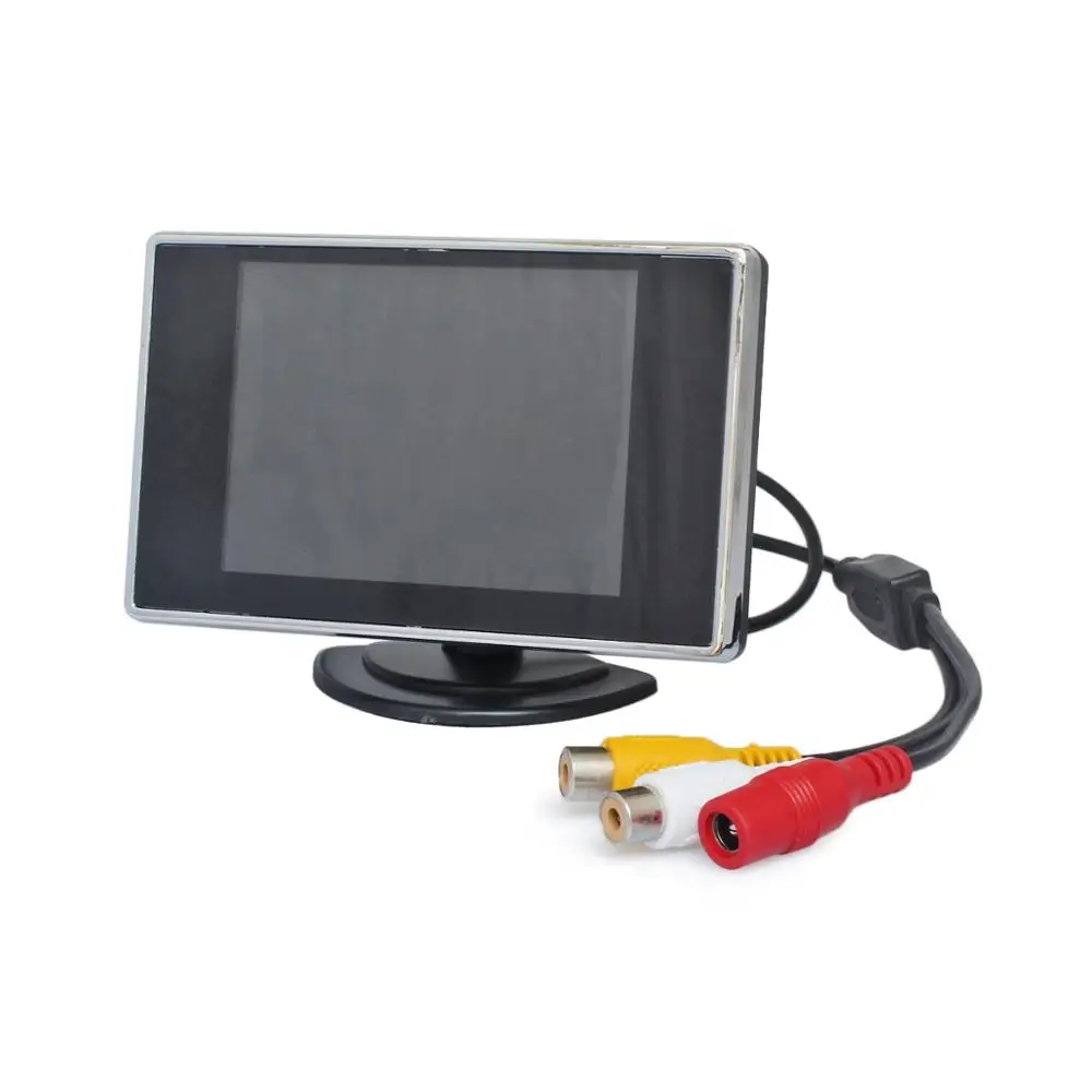 Автомобильный монитор TFT LCD диагональю 3 5 дюйма и водонепроницаемый парковочный