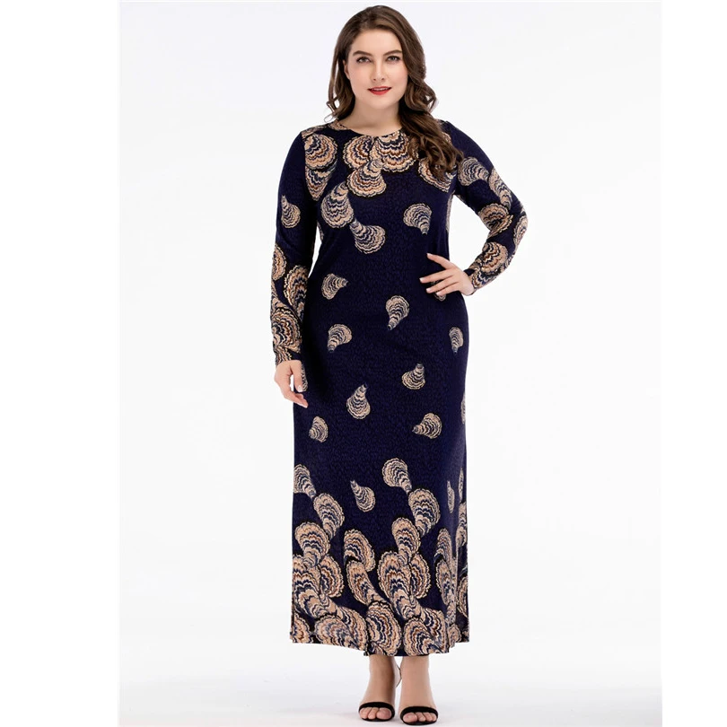 Новое мусульманское платье Абая для женщин большой размер Дубай marokkaanse кафтан