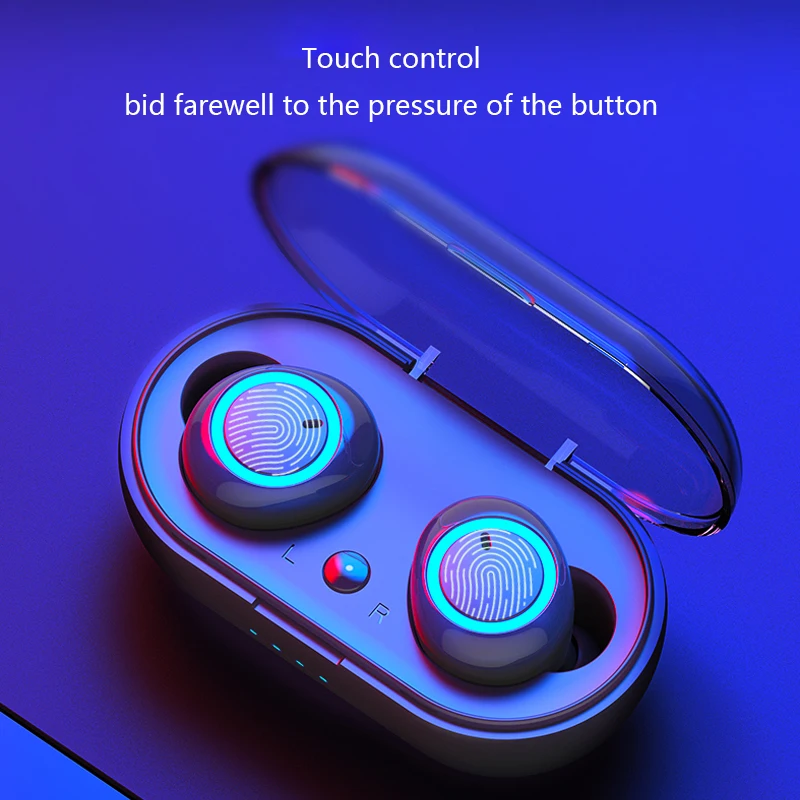 THZIO TWS HiFi Bluetooth наушники бас беспроводные сенсорные свободные руки спортивные в