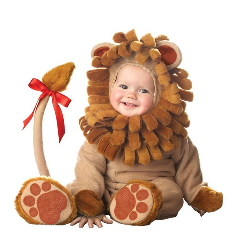 Baby Christmas Halloween Costumes Boys Girls Infant Rompers Jumpsuits Animal Cosplay Anime Toddler Party Clothes 6M-3T | Мать и ребенок