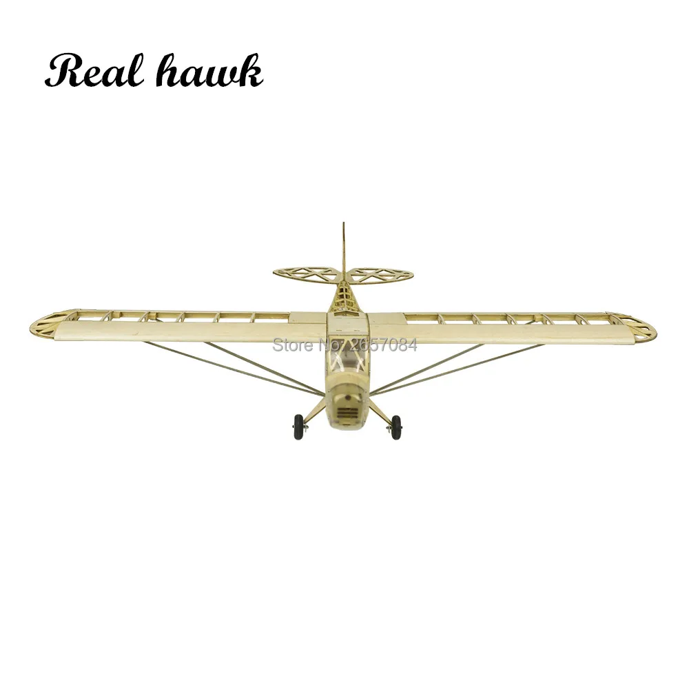 Новинка 2019 Piper J3 Cub 1200 мм размах крыльев самолетик из пробкового дерева модели RC