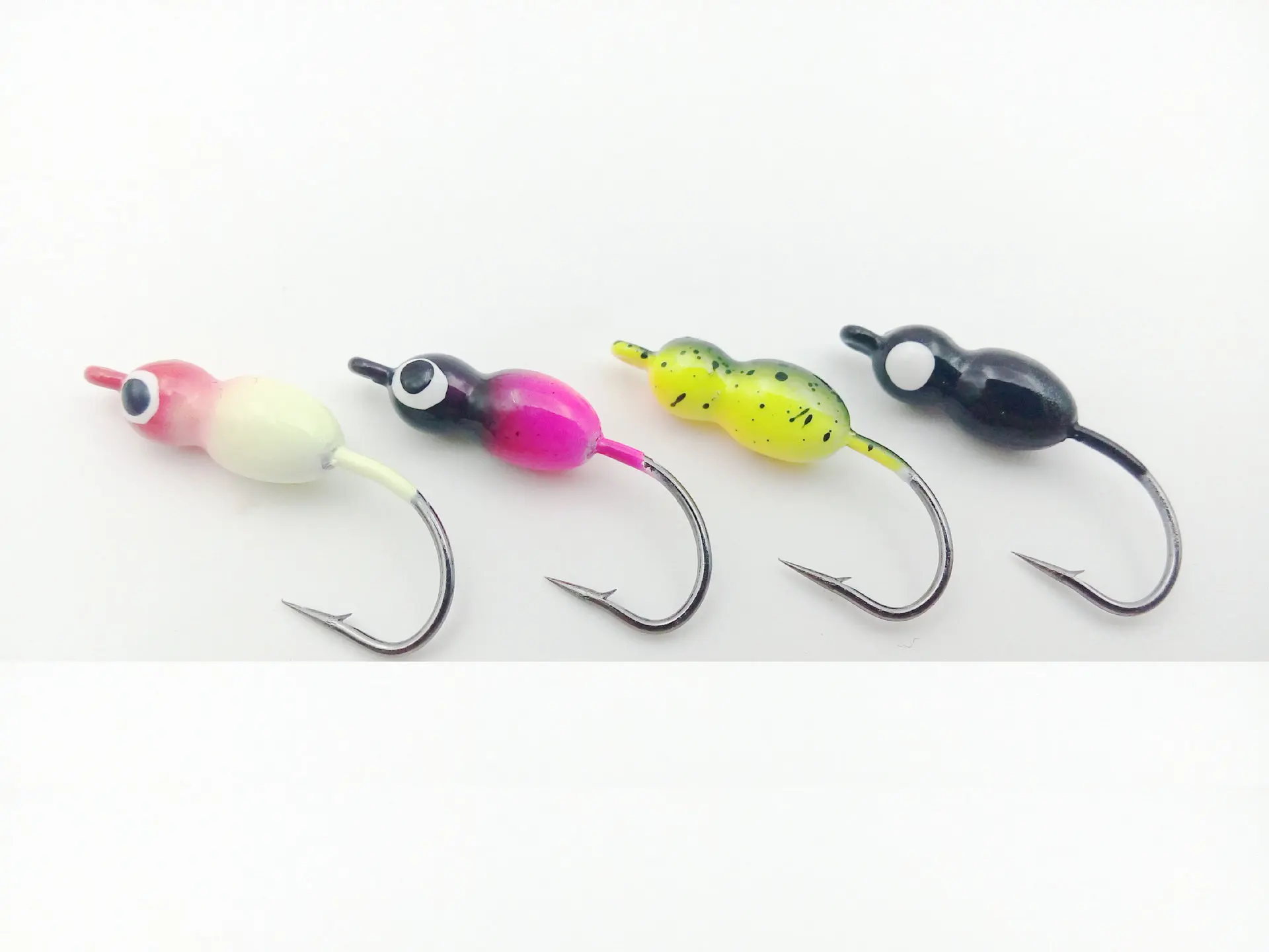 

54/set combination multi-breed ice hook set mini lead fish winter hook hook outdoor fishing bait