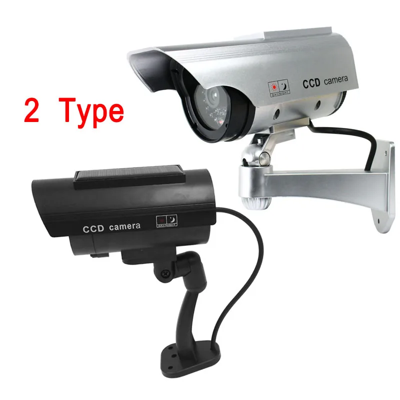

Fake Dummy Camera Simulation CCTV Dummy Camera Outdoor home security Video Surveillance Mini Bullet Camera HD Flashing LED Light