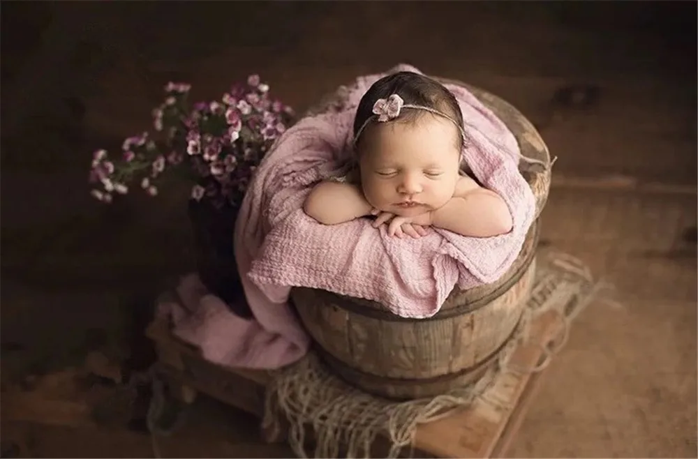 Реквизит для фотосъемки новорожденных аксессуары эластичное Мягкое хлопковое