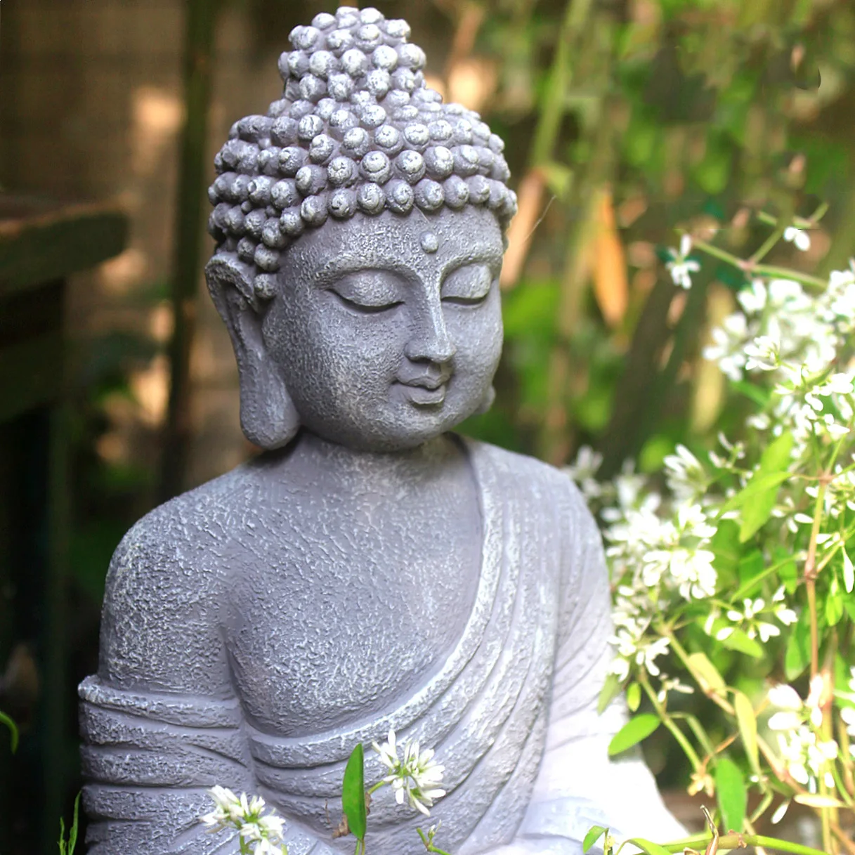 Китайская смола статуя Будды дзен скульптурные аксессуары уличные садовые