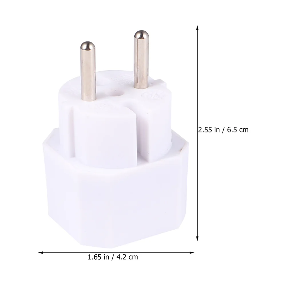 2 шт. 1 способа Европейского немецкого преобразования штепсельная Вилка адаптера