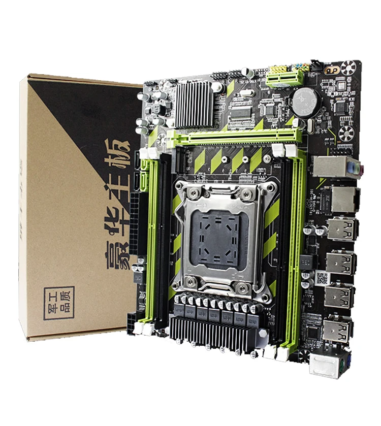 Комплект материнской платы X79 LGA2011 Xeon E5 2640 ЦП два 8 Гб памяти * 2 = 16 ОЗУ DDR3 1333 МГц PC3