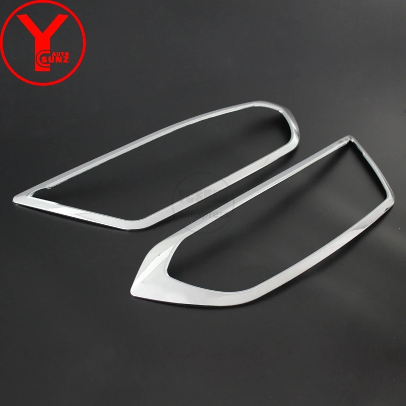 YCSUNZ ABS хромированная крышка лампы для фар Авто Стайлинг наклейки Автозапчасти