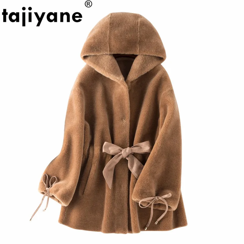 

Real Fur Coat Female Wool Jacket Autumn Winter Coat Women Clothes 2020 Sheep Shearling Korean Vintage Tops Suede Lining ZT3984
