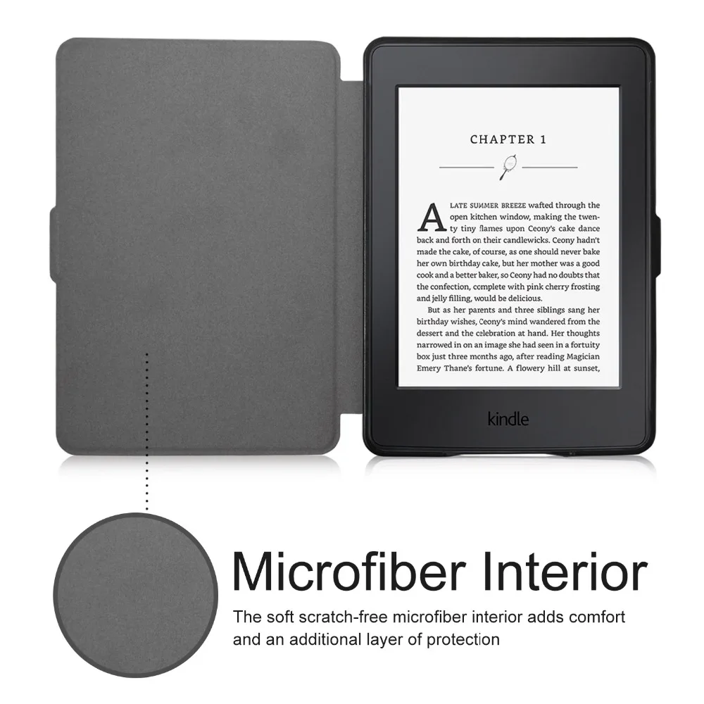 Из искусственной кожи на магнитной застежке чехол для Kindle Paperwhite 1/2/3 читалка(7th Gen2012/2013// выпуска) Авто Режим сна/Пробуждение