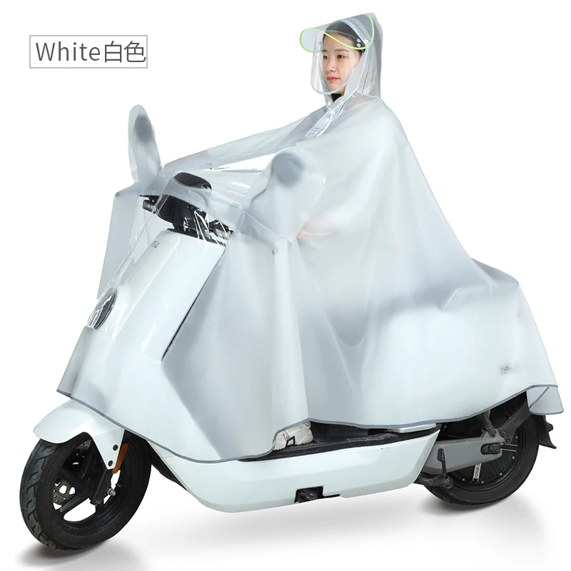 Длинное уличное пончо с капюшоном портативное розовое водонепроницаемое