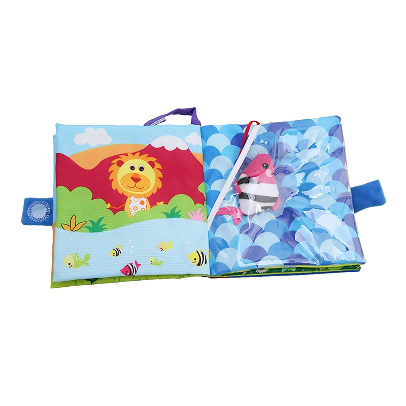 

Newborn Baby Toys Animal Style Horse Learning Educational Baby Cloth Books Cute Baby Rattles Mobiles Toy Juguetes Bebe Para Bebe