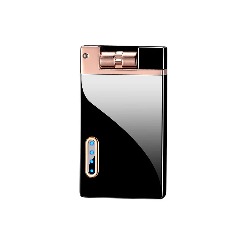 Гравитационная Индукционная зажигалка с двойной дугой креативная ветрозащитная