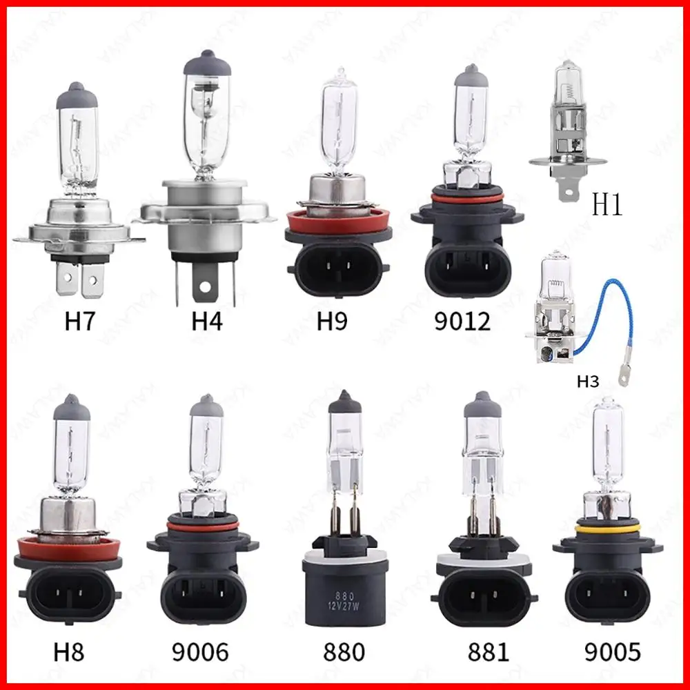 

Car Light H7 Auto halogen lamp bulb Fog Lights 55W 100W 12V Super White Headlights Lamp Freeshipping H4