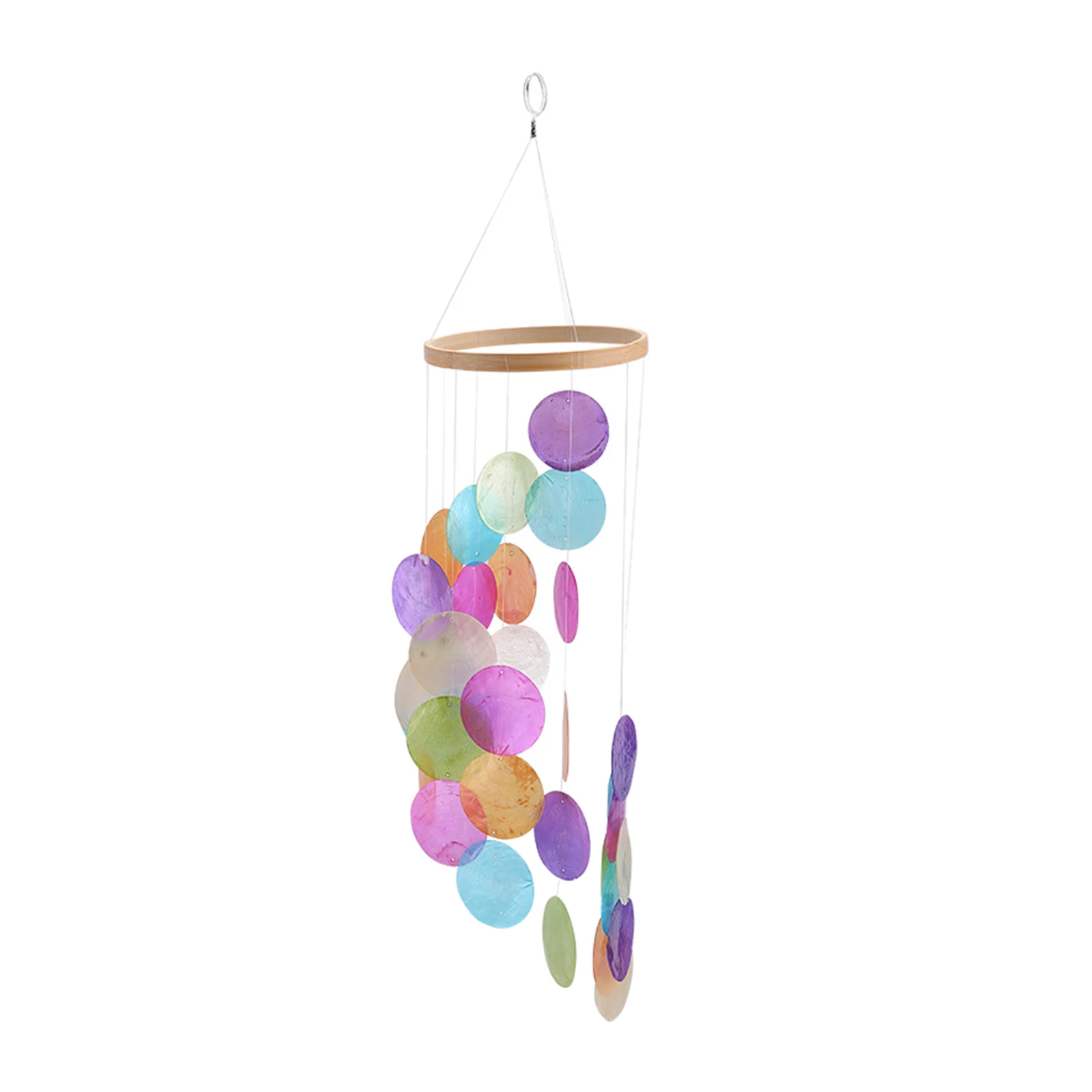 

Handmade Colorful Hanging Shell Wind Chime, Wind Bell Windbell Pendant, for Garden Patio Yard Home Balcony Wall Decor