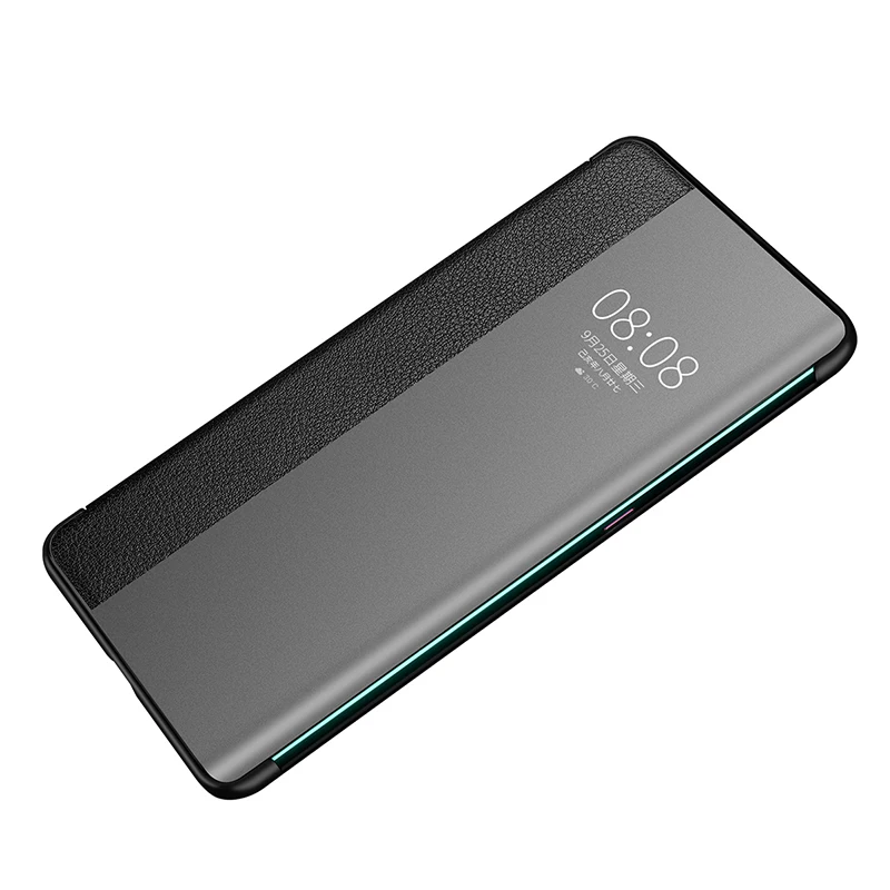 Чехол для Huawei Mate 30 Pro чехол из натуральной кожи Роскошные тонкие флип-чехлы