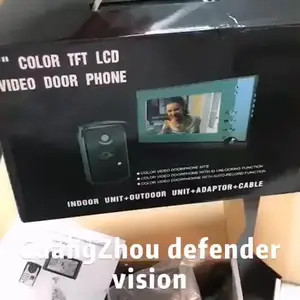 7 inch capacitor touch wifi wired video doorbell with video camera mobile phone remote call unlocking visual intercom free global shipping