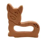 Прямая поставка. Деревянный Прорезыватель для зубов, детские подвесные игрушки, браслет из бука с животными, для спортзала, для детей