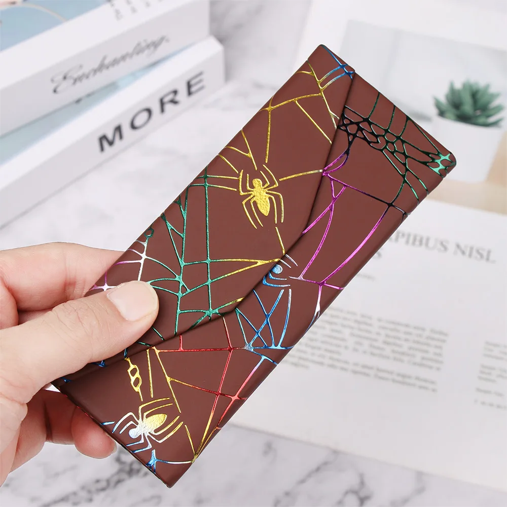 Новинка унисекс Чехол для очков близорукости складной ПУ водонепроницаемый