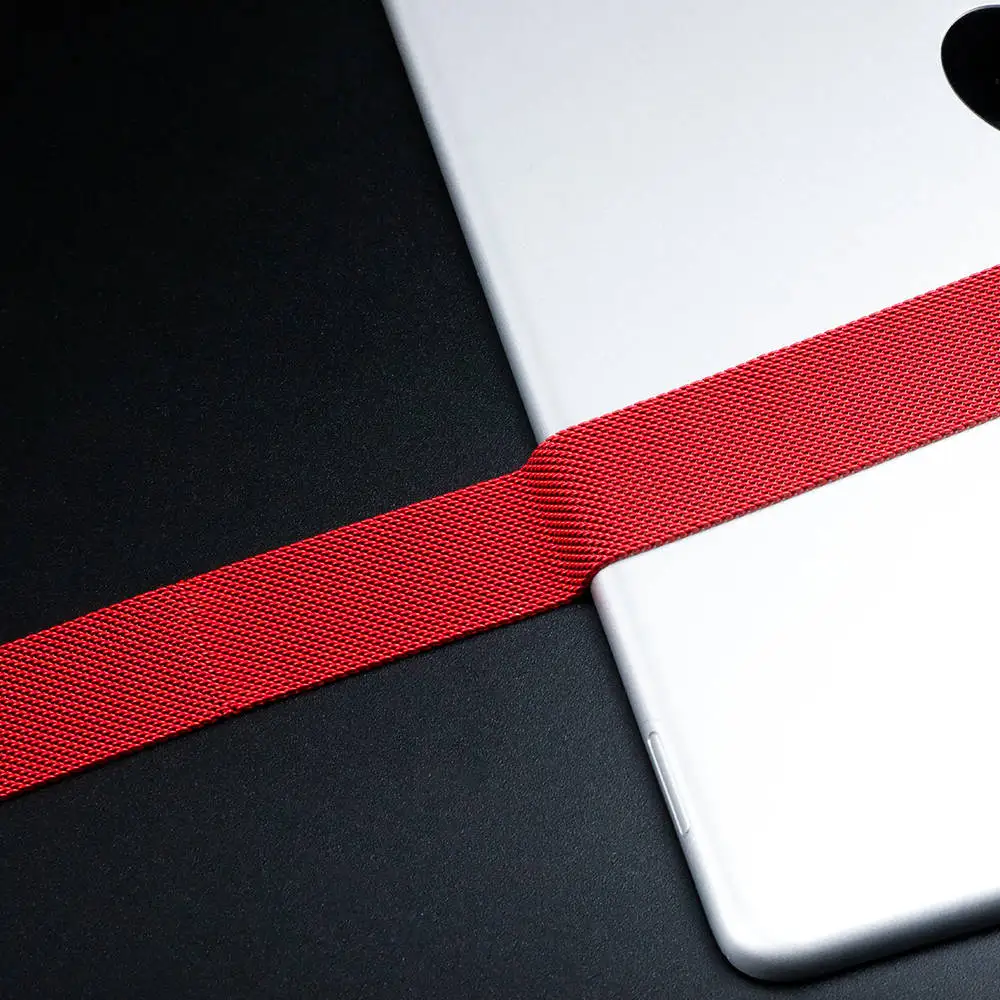 Миланская петля для Apple Watch ремешок 44 мм 40 мм iWatch ремешок 42 мм 38 мм браслет для часов из нержавеющей стали Apple watch 5 4 3 2