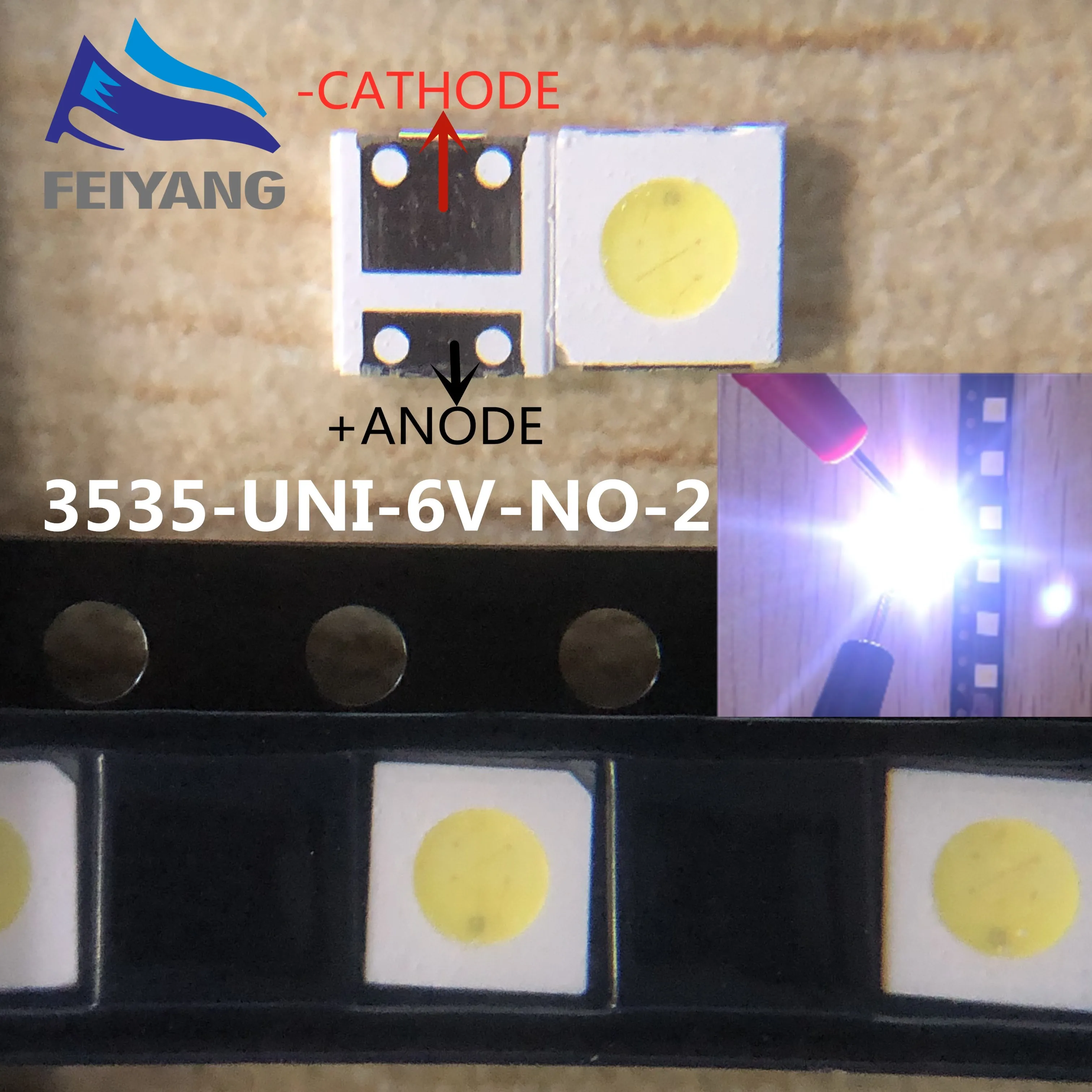 Светодиодный ная подсветка для телевизора UNI SMD диоды холодного белого цвета ЖК