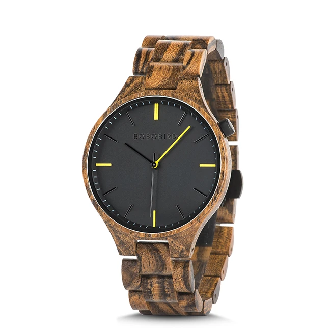WS27-2 Relogio Masculino BOBO BIRD деревянные часы для мужчин Топ люксовый бренд наручные часы Мужские часы в деревянной подарочной коробке Отличные Подарки для него OEM - Цвет: WS27-2