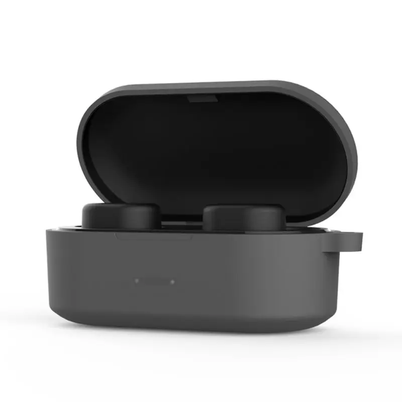 Защитный чехол от падения силиконовый с карабином для гарнитуры QCY