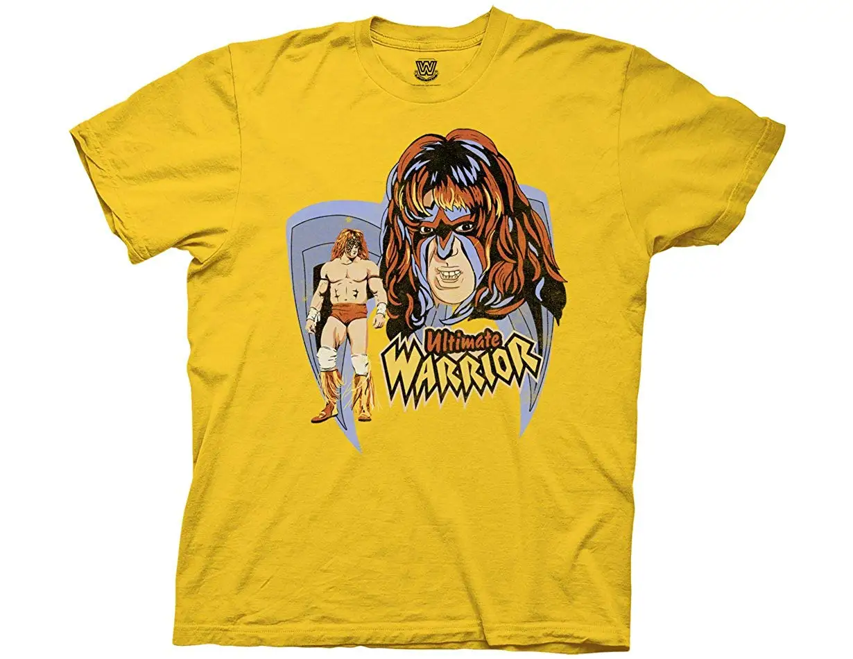 TSDFC WWE Окончательный воин Винтаж взрослая футболка унисекс для мужчин и женщин