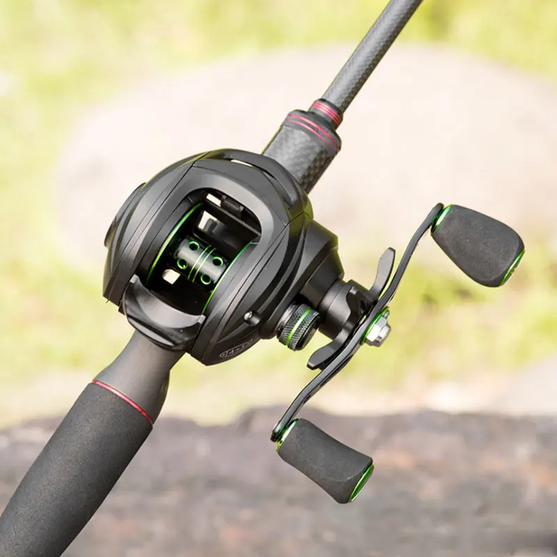 

High Low Profile Reel Metal Long-range Magnetic Brake Ultra-light Baitcasting Fishing Reel Spool Saltwater Fishing Accessories