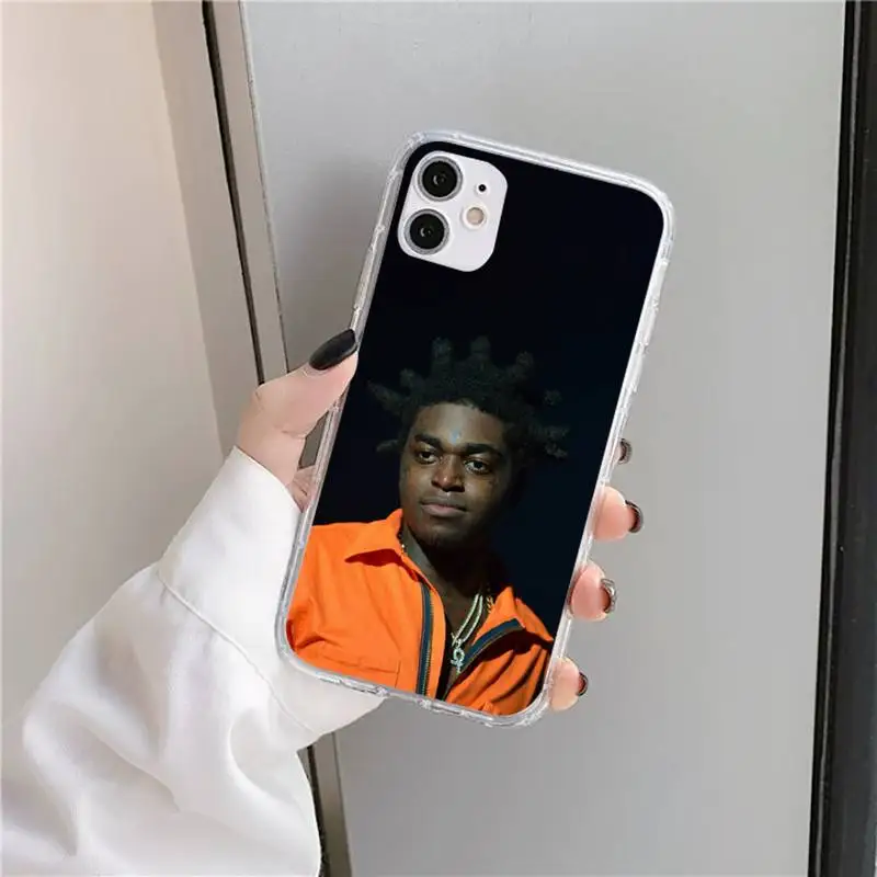 

American rapper Kodak Black Phone Case Transparent soft For iphone 5 5s 5c se 6 6s 7 8 11 12 plus mini x xs xr pro max