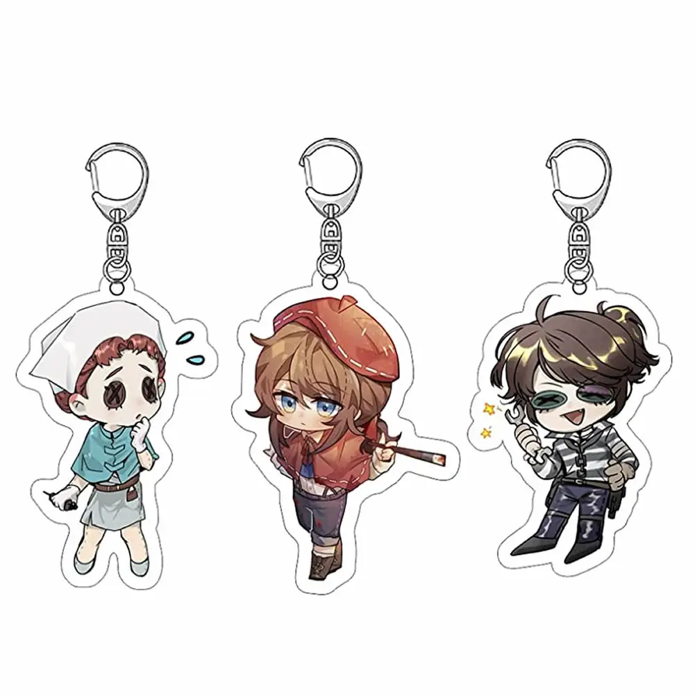 

CosNoble Luca Balsa Keychain Game Identity V Edgar Valden Key Rings Pendant