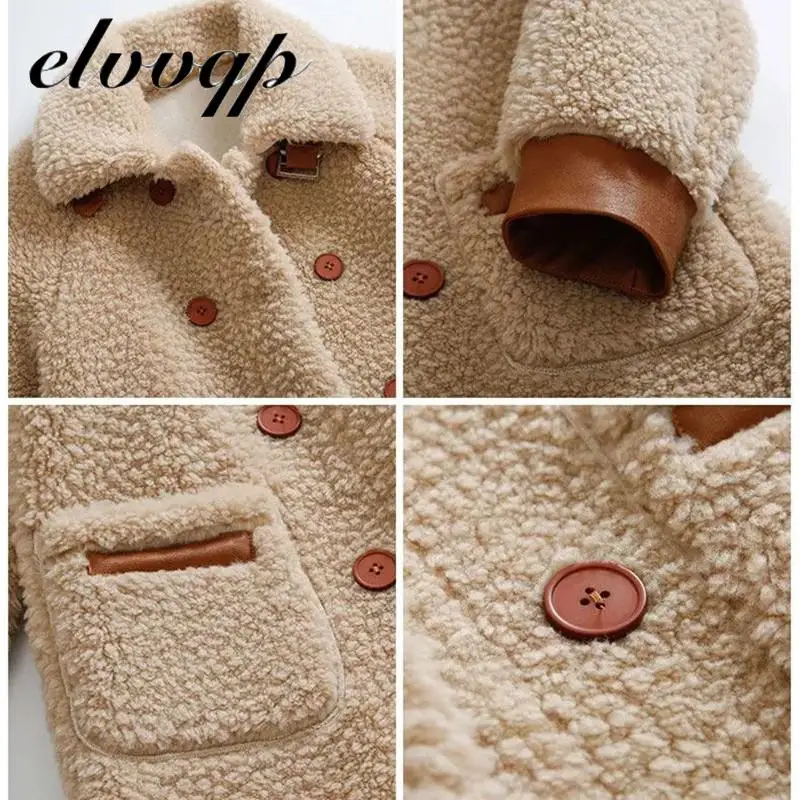 Женское пальто из искусственного меха 2020 осень-зима теплое, сделанное из плюша. Длинное, свободное, верхняя одежда.