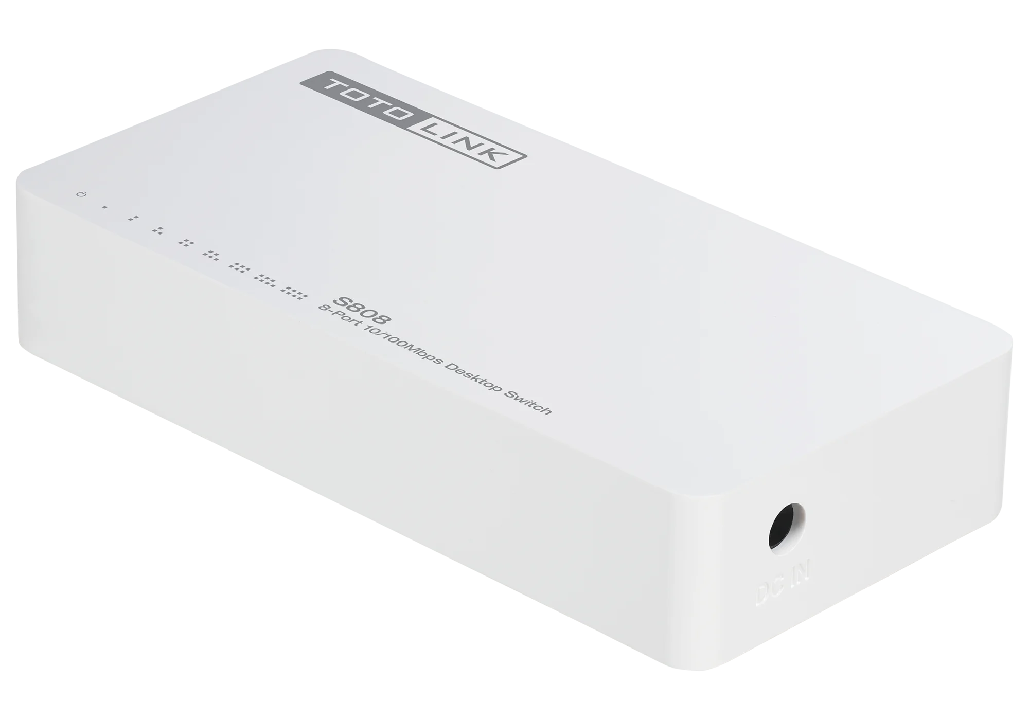 

totolink s808 Fast Switch 8*RJ45 ports full/half duplex mini plastic desktop wall mount MAC Auto-MDI/MDIX store and forward