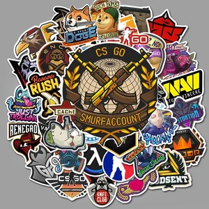 103050pcs cs go stickers for cans car stickers kids fridge japan anime sticker pack set childrens phone skateboard pack set free global shipping
