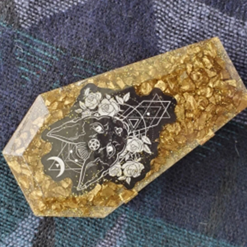 Кристальная эпоксидная смола форма коробка для хранения гробов на Хэллоуин