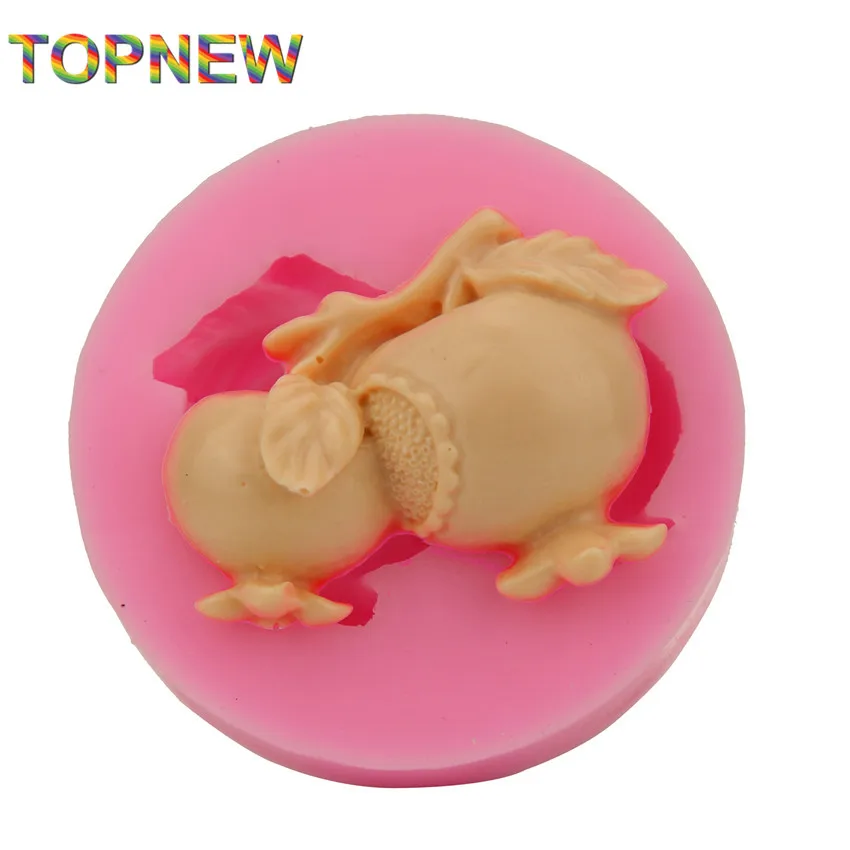 

3D Quality Pomegranate Silicone Cake Molds Non-Stick Fondant Ice Jello Jelly Sugar Soap Moulds Best Cheapest Fast FDA C1651