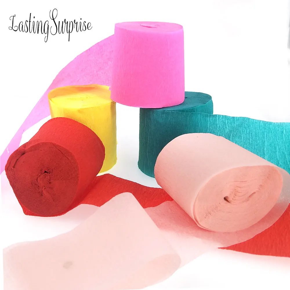 Гирлянда из крепированной бумаги 4 5 см * 10 м | Дом и сад