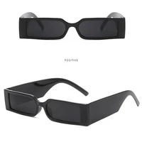 hip hop square sunglasses rectangle frame 2021 new fashion vintage designer black shades glasses for men women sunglass