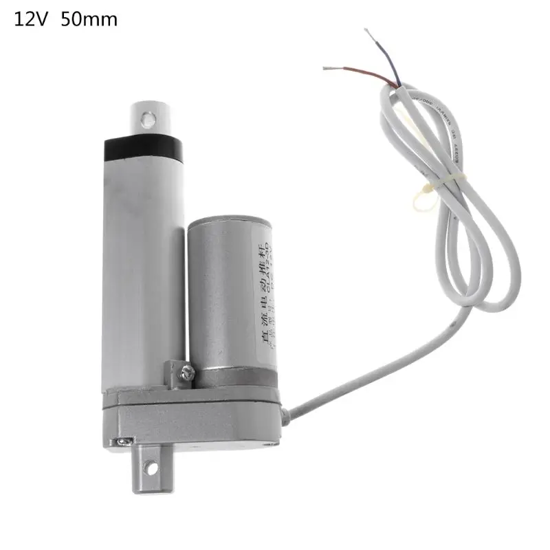 

12V DC Electric Linear Actuator Motor Controller 30mm/s 300N Stroke 50/100/150/200/250/300/350/400mm