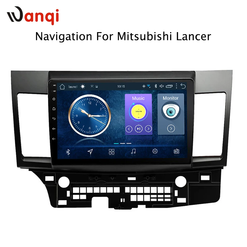 10 1 дюймовый Android 8 автомобильный dvd gps навигатор для mitsubishi lancer 2007 2015 мультимедийный