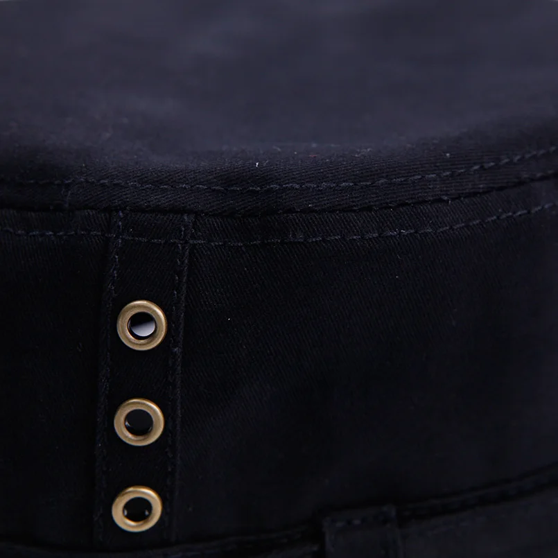 Кепка EAGLEBORN Мужская/женская с плоским верхом Классическая однотонная хлопковая в