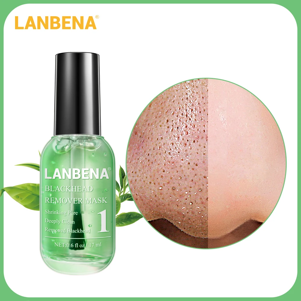LANBENA для устранения черных точек маска черная маска для лица пор лечебная Сыворотка против акне для пилинга лица Маска Очищающая уход за кожей красота
