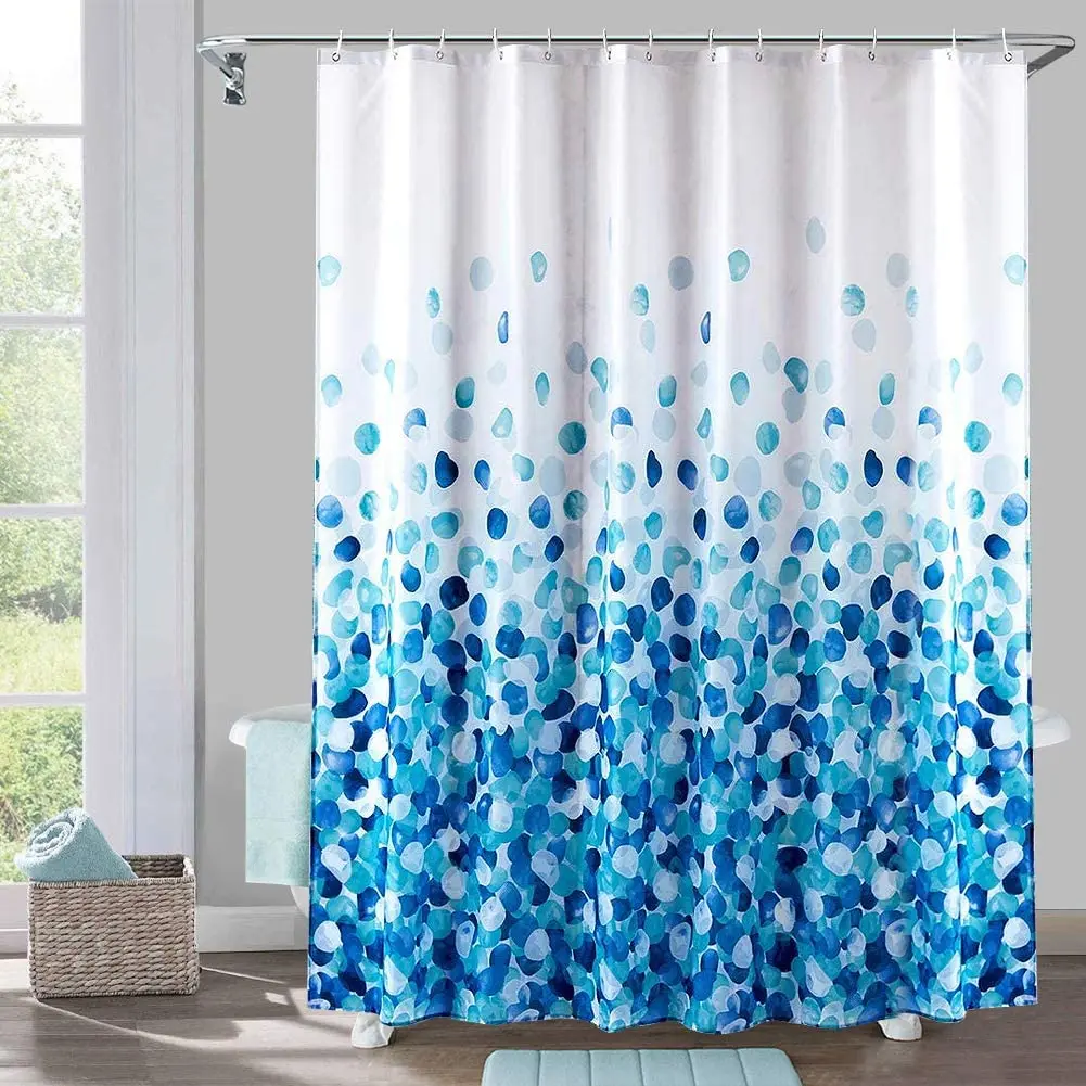 

Bathroom curtain shower curtain waterproof Set for bathroom Bubble Curtain for home Curtain for bathroom shower curtain hooks