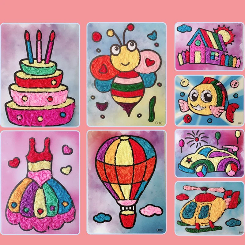 8 шт DIY мультфильм ремесла игрушки для детей Войлок бумажное Ремесло Материал