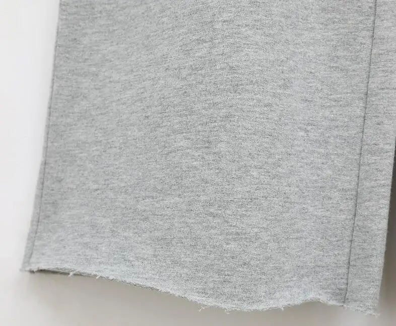 Комплекты одежды для девочек подростков спортивный короткий топ + широкие штаны