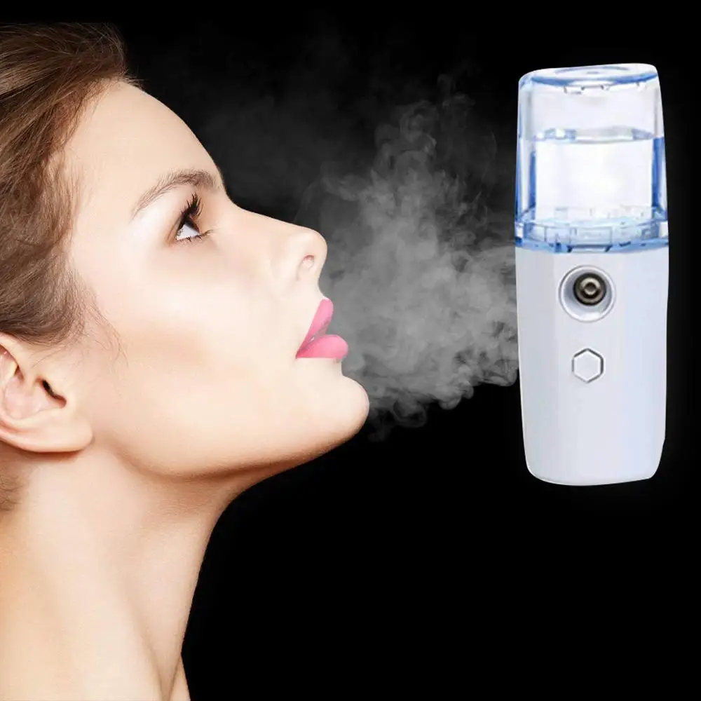 

Facial Moisturizing Beauty Instrument USB Charging Portable Nano Mist Spray Handy Atomization Mister Device Face Steamer Tool