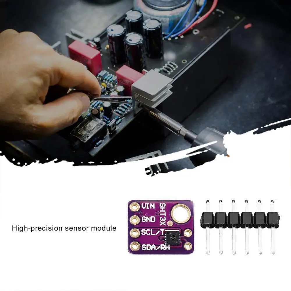 

SHT30 SHT30-D Temperature Humidity Sensor Breakout Weather For Arduino I2C Interface Digital Sensor Module