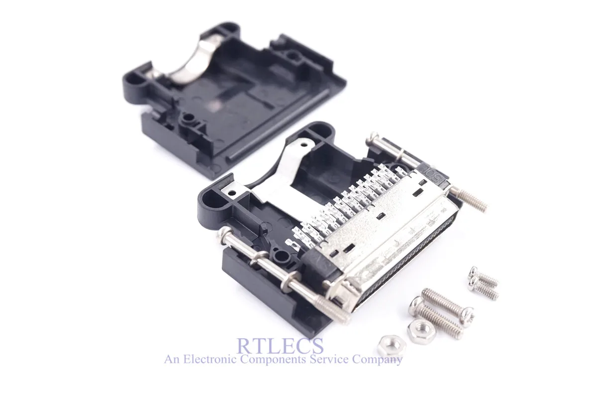 5 шт. DIY SCSI соединитель MDR 36 позиций штекер контактный оловянный припой разъем